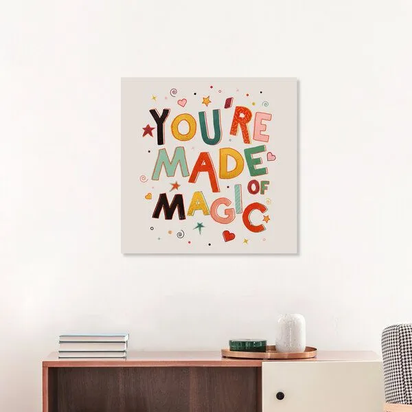 Photocircle Photocircle Poster / Leinwandbild - You Are Made of Magic - colorful message – Produktbild 3 von 4