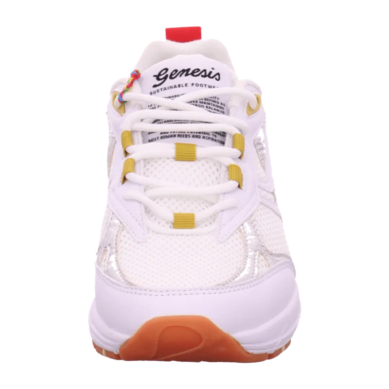 Genesis Genesis Sportliche Schnürschuhe für Damen, weiß, Größe 37 EU, Weiß, – Produktbild 7 von 7