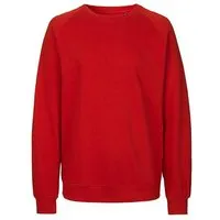 Neutral Neutral® Neutral Sweatshirt Pullover Sweater Pulli 100% GOTS Bio Baumwolle, Rot, – Produktbild 1 von 1