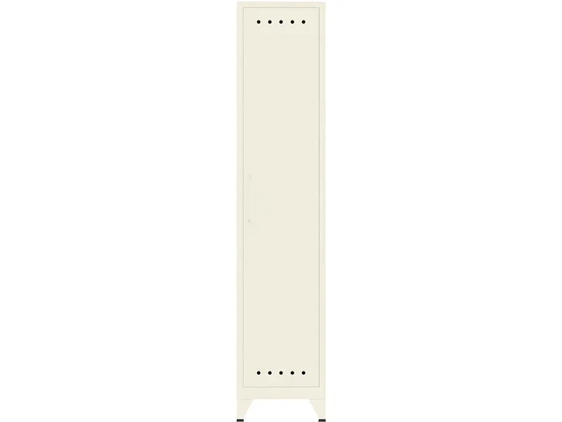 Bisley Bisley Spind "Fern Locker" Hutboden und Kleiderstange, B38xT51xH180cm, verkehrsweiß – Produktbild 1 von 1