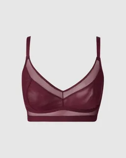 Understatement Understatement Damen vegan Bh Mit Netz-Stützfunktion Cherry – Produktbild 1 von 1