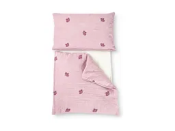 HANS NATUR HANS NATUR Puppenbettwäsche 3-teilig "Romantic flowers" Maße 18 x 26 cm, 26 x 26 cm, 22,6 x 32 cm – Produktbild 1 von 1