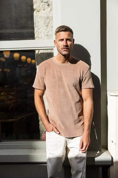 DIRTS dirts Terry T-Shirt, Chocolate malt, – Produktbild 1 von 4