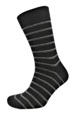 BLS Organic BLS Organic 3er Pack GOTS zertifiziert 98 % Bio-Baumwolle Ringel Herren Socken – Produktbild 1 von 1
