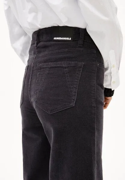 ARMEDANGELS ARMEDANGELS MURLIAA CORDUROY Damen Cordhose aus Bio-Baumwoll Mix, Dark steel, – Produktbild 2 von 3