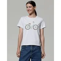 watapparel watapparel T-Shirt Frauen Mint Bike, Cool heather grey, – Produktbild 1 von 1