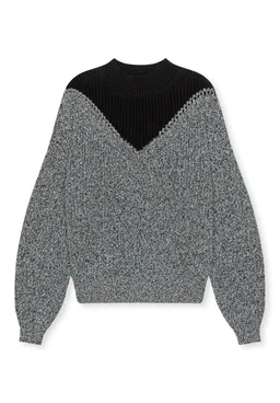Lovjoi LOVJOI Damen vegan Pullover Melindis Schwarz Melange – Produktbild 1 von 1