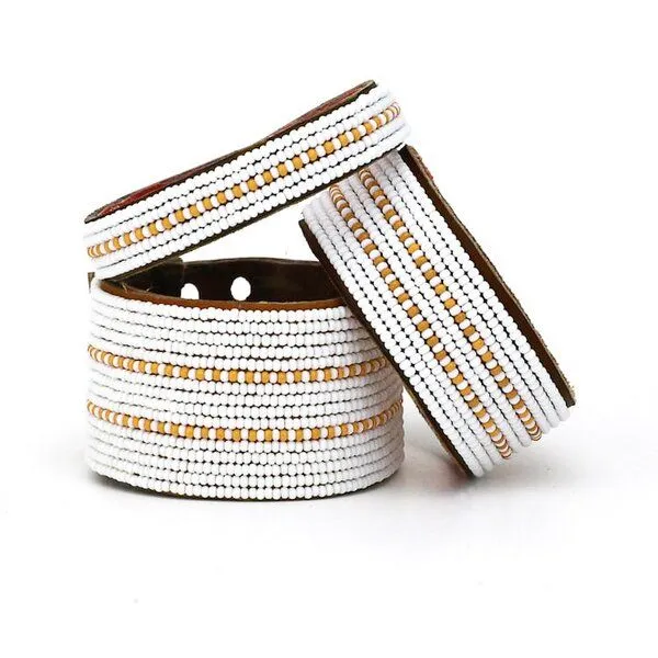 Swahili Coast Swahili Coast Perlenarmband & Armreif - DASHES, Orange, – Produktbild 1 von 2