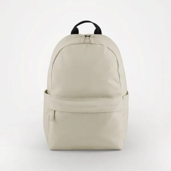 BagBase BagBase Rucksack Innentasche Seitentaschen gepolsterter Rücken Backpack, Beige (natural stone), – Produktbild 1 von 4