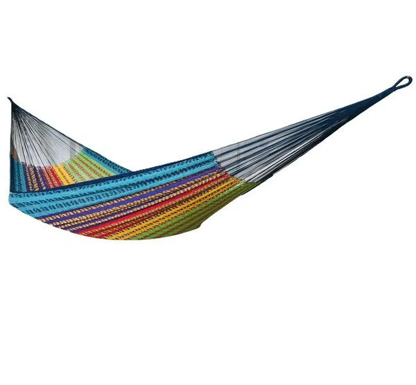 MacaMex MacaMex Solea Netzhängematte XL Baumwolle, Tropical (bunt), – Produktbild 2 von 2