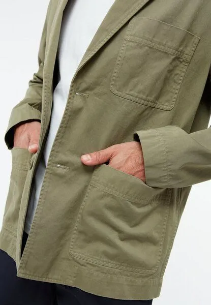 Givn Berlin Givn Berlin Leichte Jacke GBJASPER aus Bio-Baumwolle, Faded olive, – Produktbild 3 von 3