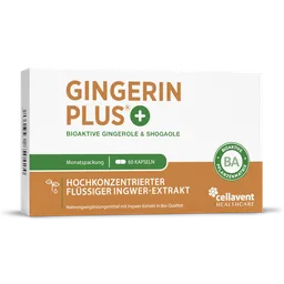 Cellavent Healthcare Bioaktiver Ingwer-Extrakt - Gingerin PLUS 1 Monat – Produktbild 1 von 1