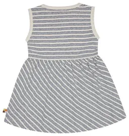 loud + proud loud + proud Babys & Kinder Kleid Streifen mit Leinen, GOTS-zertifiziert – Produktbild 1 von 1