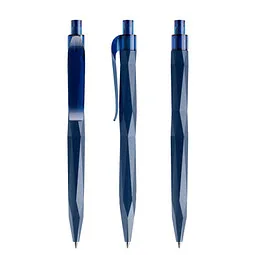 prodir prodir® Druckkugelschreiber QS20 PMT Push, blaue Mine, dunkelblau – Produktbild 1 von 1