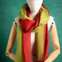 nahtur-design nahtur-design 2 Wolltücher "hauchfein", Apfel-rot (rot), – Produktbild 1 von 1