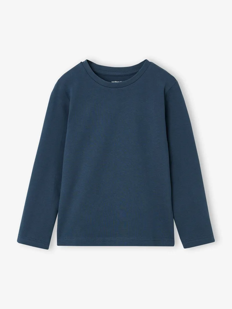 Vertbaudet 3er-Pack Shirts Jungen BASIC salbei, Salbeigrün, – Produktbild 4 von 4