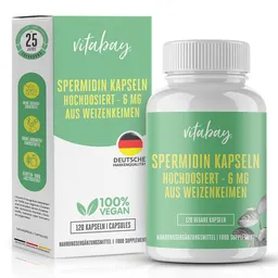 Vitabay Vitabay Spermidin 6 mg hochdosiert Kapseln – Produktbild 1 von 1