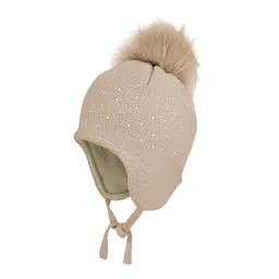 Maximo Maximo Winter-Strickmütze Perlen Fake Fur – Produktbild 1 von 1