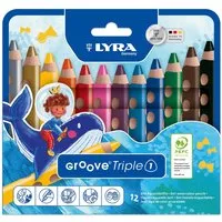Lyra Lyra Buntstifte GrooveTriple 1 Kartonetui K12 12 Stück – Produktbild 1 von 1