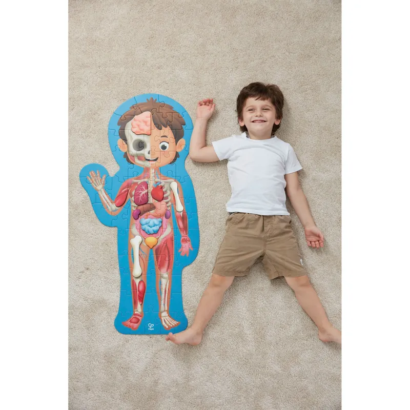 Hape Hape Puzzle Mein Körper, Mehrfarbig, – Produktbild 2 von 3