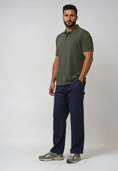 TORLAND TORLAND Herren Poloshirt COASTER, Grün (khaki), – Produktbild 4 von 4