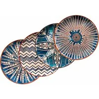 Mäser Mäser Platzteller-Set 4-tlg. "Iberico Blue" Steinzeug, blau – Produktbild 1 von 1