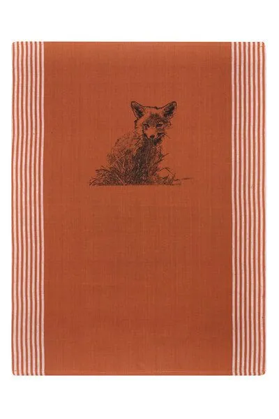 Hirschkind Hirschkind Bio & Fair-Trade-Geschirrtuch "Junger Fuchs" foxy – Produktbild 1 von 2
