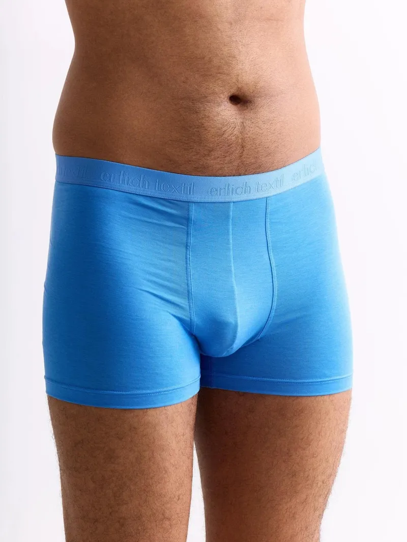 erlich textil erlich textil Light Touch Pants, enge Boxershorts aus weichem Modal, made in Europe, Kobaltblau, – Produktbild 1 von 3