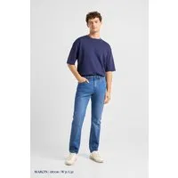 DAWN Herren Jeans DUSK Regular Straight DAWN Bio-Baumwolle, Medium blue, – Produktbild 3 von 8