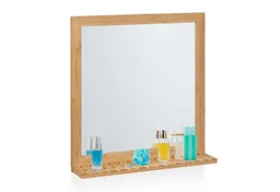 RELAXDAYS RELAXDAYS Wandspiegel Bambus Wandspiegel mit Ablage (1-St) – Produktbild 1 von 1