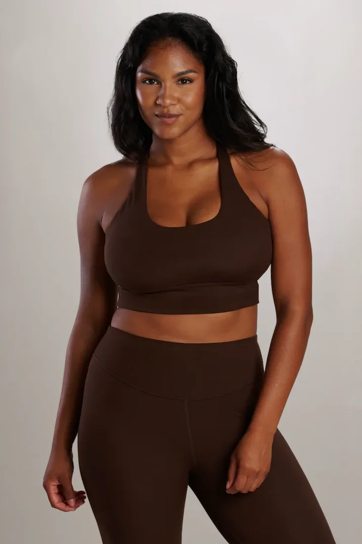 SEAAV SEAAV Damen vegan Sport-Bh Shoreline Support Coffee Bean, Braun, – Produktbild 2 von 2
