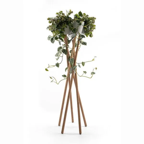 URBANATURE URBANATURE Blumenständer HOCHGARTEN (EICHE), Brown, – Produktbild 6 von 6