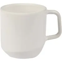 Keramiktasse "Bold" 360 ml, white – Produktbild 1 von 1