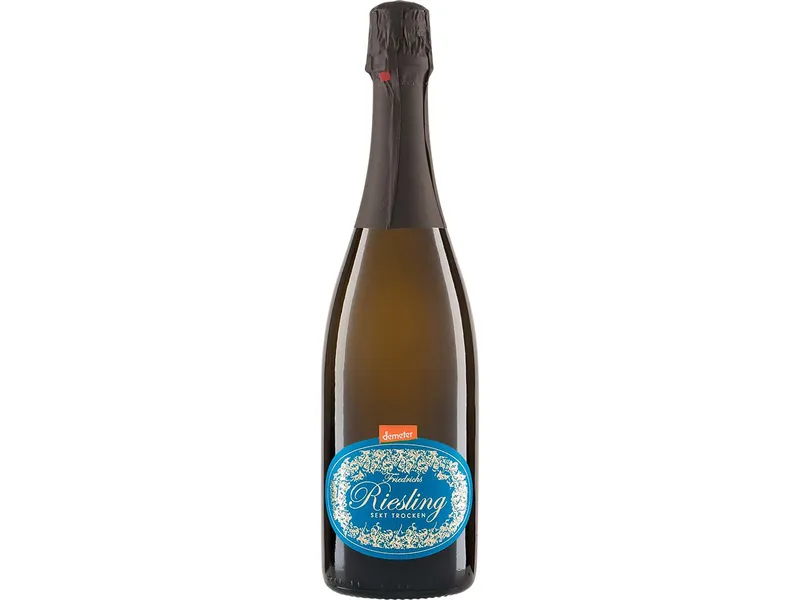 FRIEDRICH bio-Sekt Riesling trocken, demeter-zertifiziert, 0,75 l – Produktbild 1 von 1