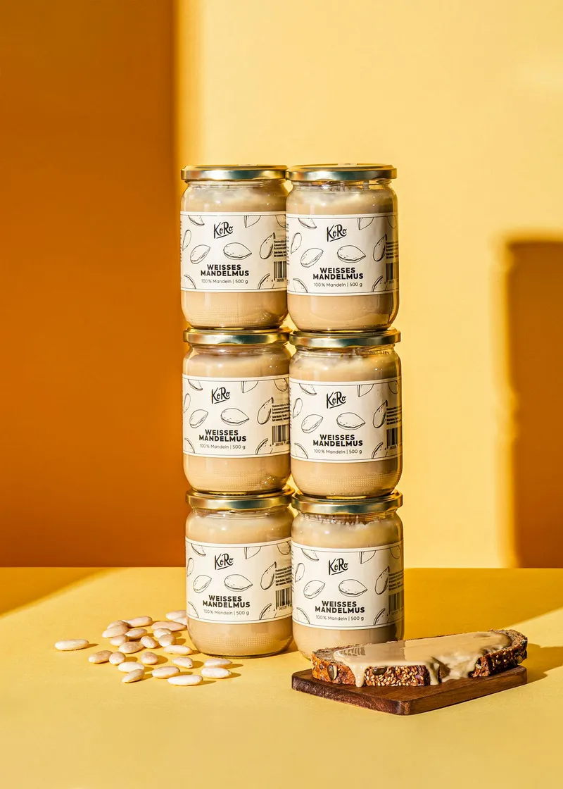 KoRo Weißes Mandelmus 6 x 500 g – Produktbild 2 von 8
