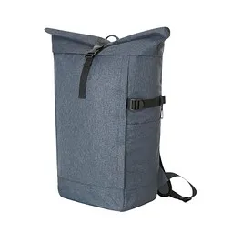Halfar Notebook-Rucksack CIRCLE L, blau-grau meliert, Grau / blau, – Produktbild 1 von 1