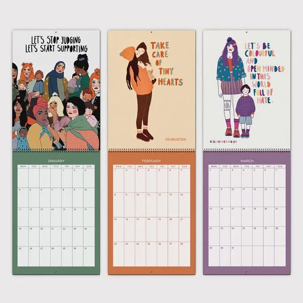 Photocircle Photocircle Better Together Organizer & Terminplaner 2027 - Empowerment Wandkalender von Kiki van den Molen – Produktbild 4 von 4