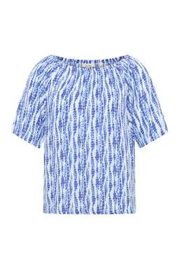 Tranquillo Bluse Ruuth aus EcoVero™ Viskose - blue batik / 38 – Produktbild 1 von 1