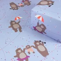 Bow & Hummingbird Bow & Hummingbird Geschenkpapier Circus Bears – Produktbild 1 von 1