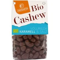 Landgarten Landgarten Bio Cashews in Vollmilch-Schokolade mit Salz-Karamell, 170 g – Produktbild 1 von 1