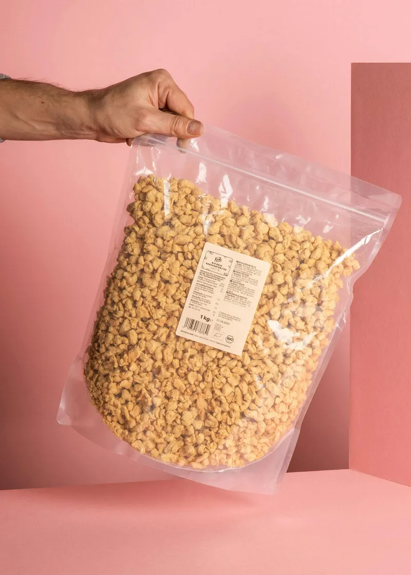 KoRo Grobes Bio Soja Geschnetzeltes 1 kg – Produktbild 5 von 5