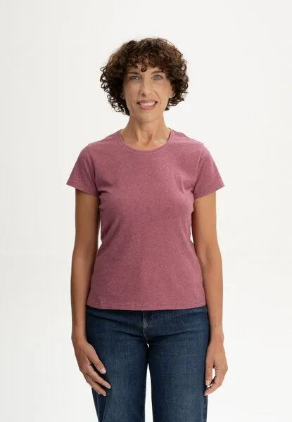 MELA T-Shirt Style LANISHA | von MELA | Fairtrade & GOTS zertifiziert, Marmelade melange, – Produktbild 1 von 4