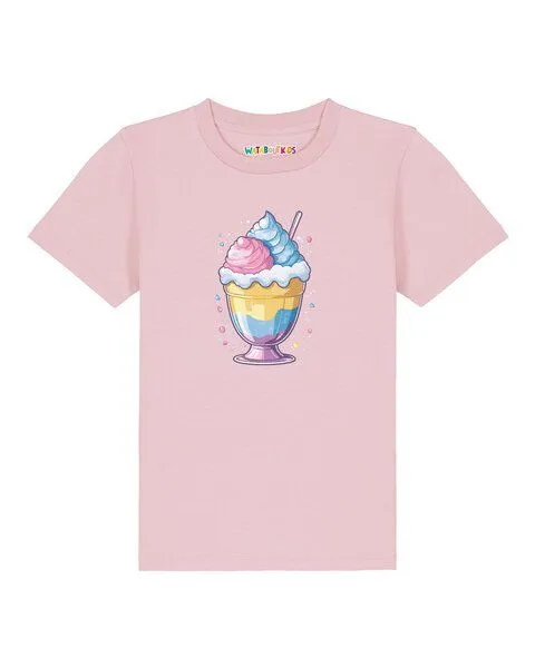watabout.kids watabout.kids T-Shirt Kinder Eisbecher, Cotton pink, – Produktbild 1 von 2