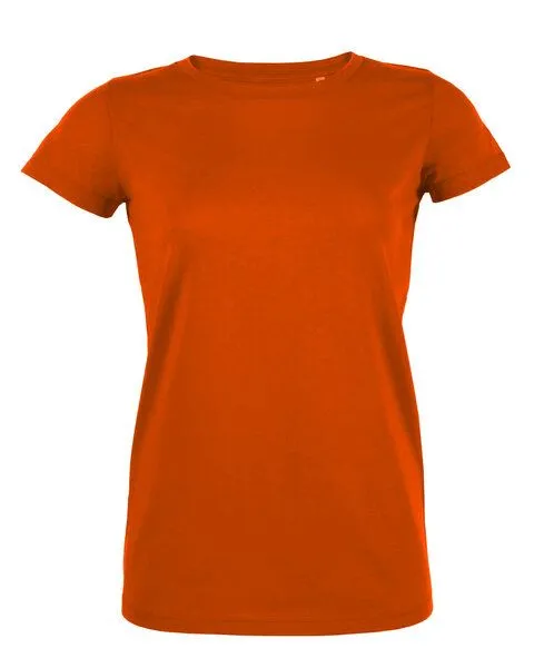 University of Soul University of Soul Damen T-Shirt aus Bio-Baumwolle "Lara", Orange, – Produktbild 1 von 1