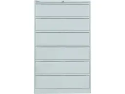 Bisley Bisley Karteischrank "DF 6" dreibahnig, 6 Schubladen, DIN A5 – Produktbild 1 von 1