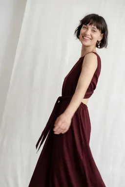 Jyoti - Fair Works Jyoti - Fair Works Damen vegan Kleid Khushi Grape – Produktbild 1 von 1