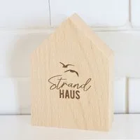 Bow Hummingbird Bow & Hummingbird Großes Deko-Holzhäuschen Strandhaus – Produktbild 1 von 1