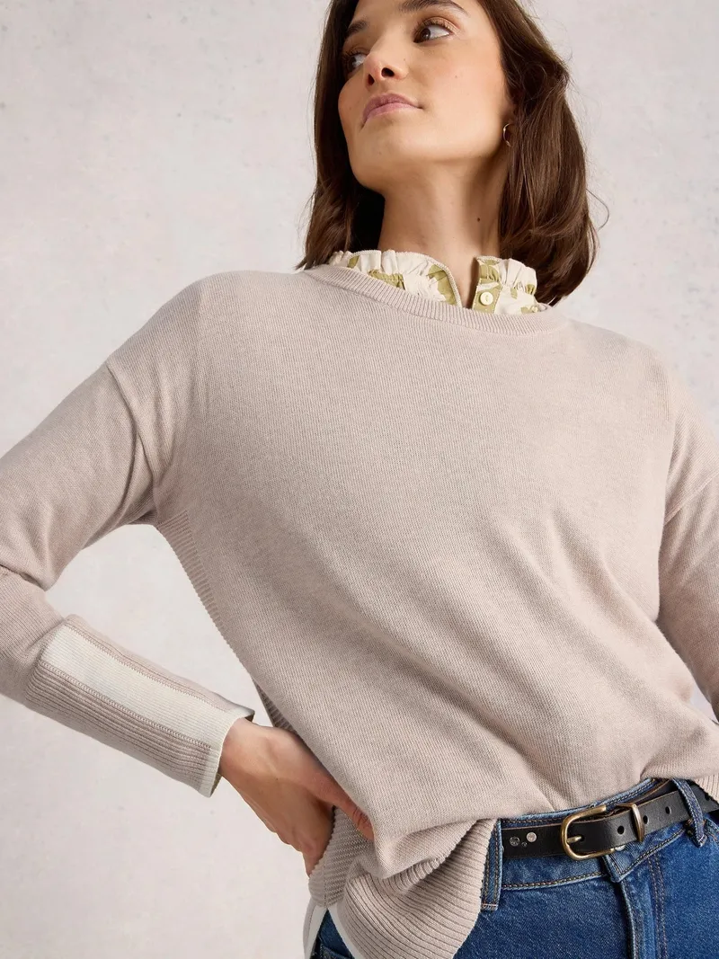 White Stuff Pullover Olive - 40, Hellnatur, – Produktbild 3 von 4
