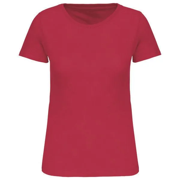 Greenspired Greenspired Damen Basic Bio Rundhals T-Shirt 145 g/m² XS- 3 XL, Rot, – Produktbild 1 von 1