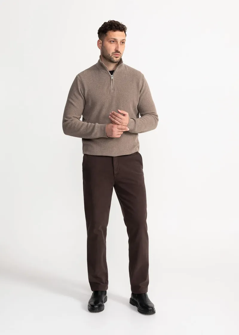 De IONESCU De IONESCU Herren vegan Hose Azuga, Braun, – Produktbild 1 von 2